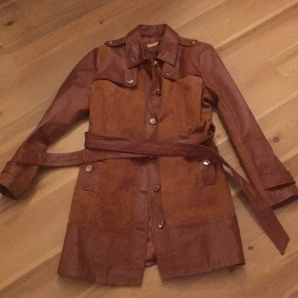 IMAN Jackets & Blazers - Iman Brown Leather Jacket in Excellent Condition